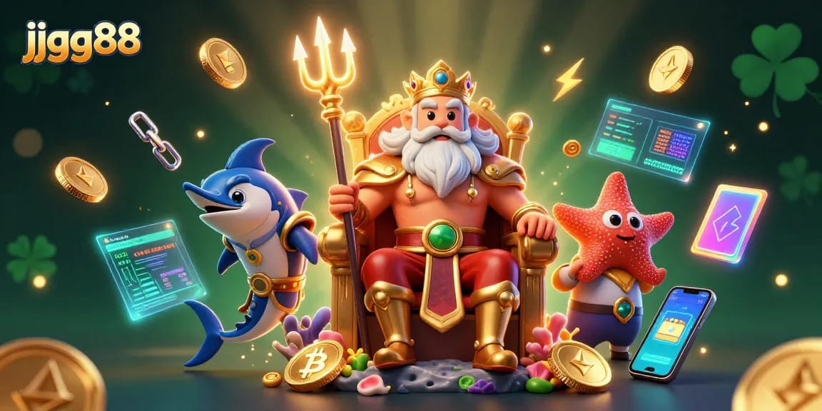 Engage in thrilling gaming action at jjgg88, where Neptune reigns over crypto treasures and vibrant casino fun.