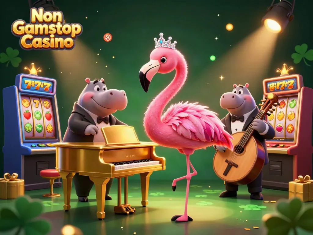 Experience the thrill of Non Gamstop Casino with vibrant characters and engaging slot elements.