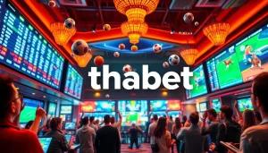 Discover the exciting atmosphere at Thabet's online sports betting platform.