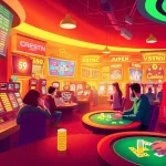 Excited players enjoying the thrilling casino atmosphere at 69VN, offering diverse gambling experiences.