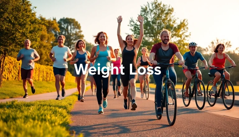 Individuals enjoying active outdoor workouts for effective weight loss.