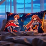 Experience unmatched comfort with a vibrant dakimakura pillow showcasing intricate anime designs on premium fabric.