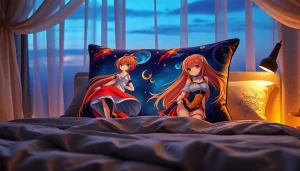 Experience unmatched comfort with a vibrant dakimakura pillow showcasing intricate anime designs on premium fabric.