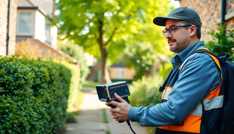 Professional leak detection technician inspecting a property for Leak Detection Cornwall services.