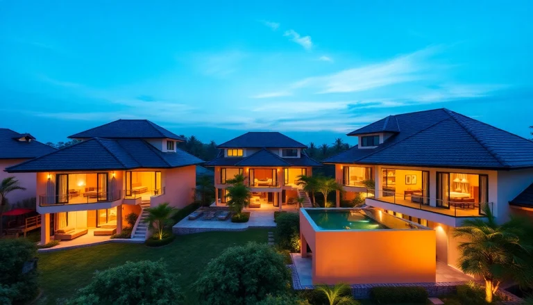 Showcasing stunning villas for Property management Phuket, highlighting luxury and coastal views.