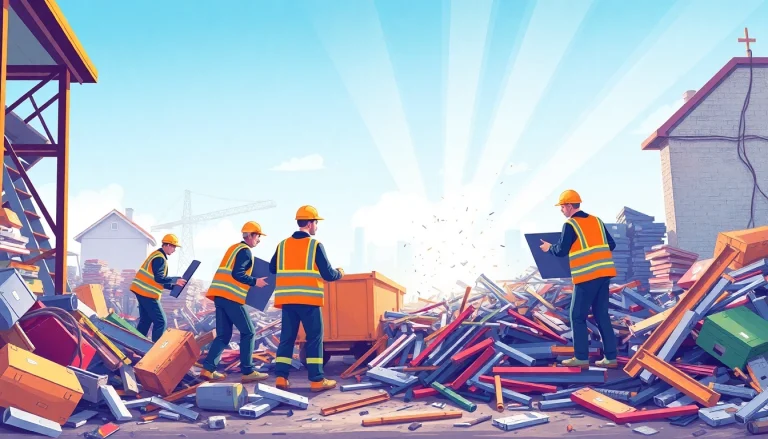 Efficient Schrottabholung Wuppertal team collecting scrap metal from homes and businesses.