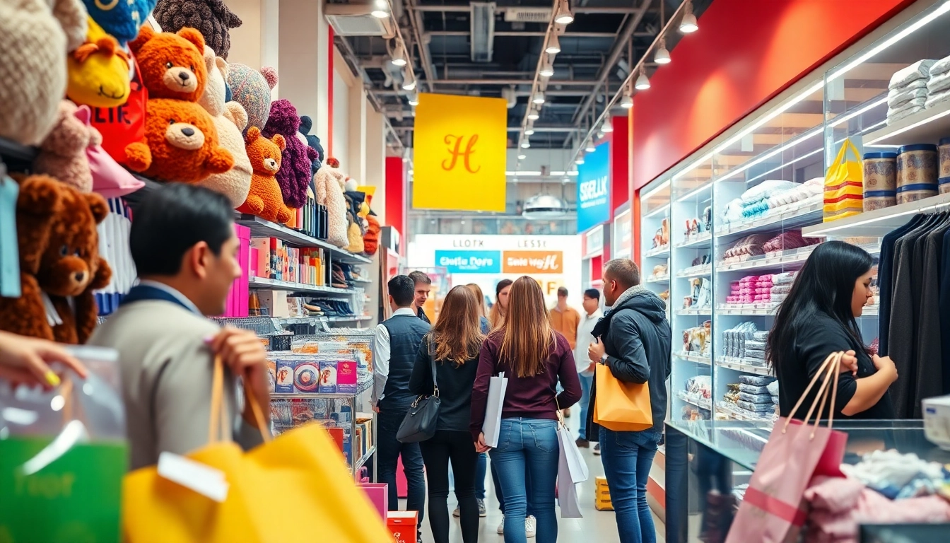Shop vibrant products at Ultimateshop ru with engaging displays in a lively shopping environment.