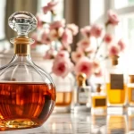 Explore luxury perfume dupes through an elegant display of visually stunning fragrance bottles.