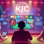 KJC online gaming platform interface showcasing vibrant community interaction.