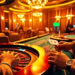 Engaged players enjoying F168 in an upscale casino environment filled with exciting gaming elements.