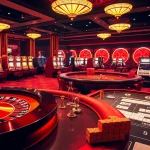 RR88 immerses players in an exciting casino experience with vivid poker tables and slot machines.