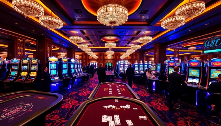 Experience the excitement at LC88 Casino with vibrant tables and engaging gameplay.