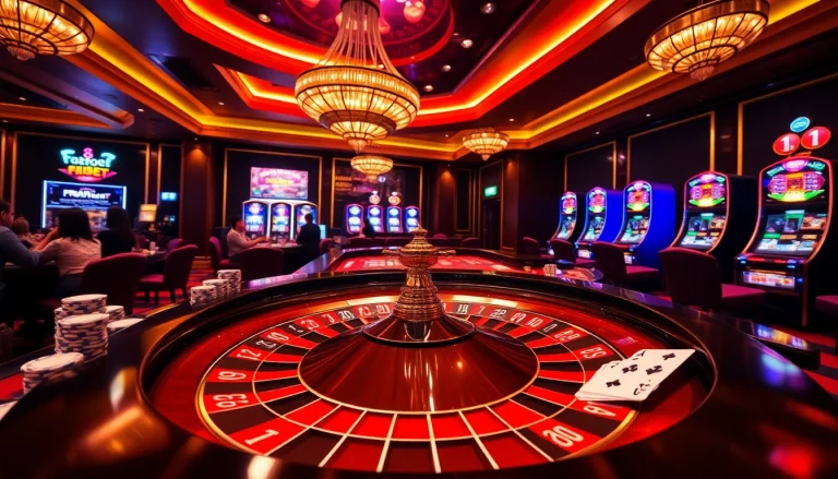 Experience F8bet's thrilling casino atmosphere with vibrant gaming action and strategic gameplay.