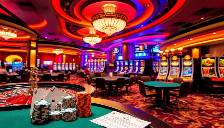 Engage with high-stakes gameplay at trang chu 98win casino with vibrant tables and slot machines.