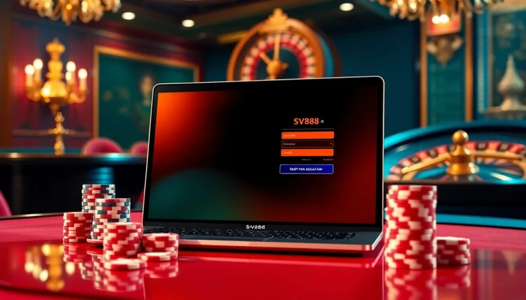 Engage in thrilling gameplay with SV88 đăng nhập on an elegant online casino interface.