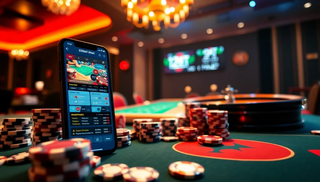 Experience thrilling online gambling with 12bet featuring vibrant casino elements.