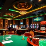 Experience the thrill of gambling at jun88.com with vibrant casino visuals and high-stakes gaming.