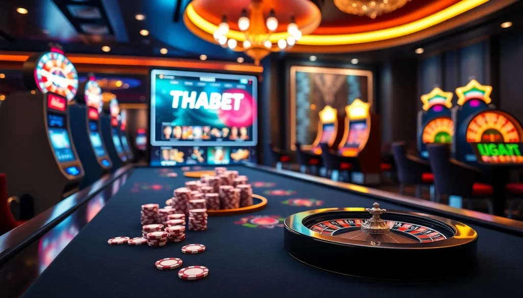 Experience thrilling gambling at https://thabet.vegas/ with vibrant slots and elegant casino tables.