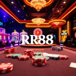 Experience thrilling games and chances to win big at https://rr88.lat/ as players engage at an elegant casino table.
