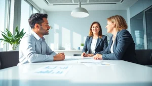 Cliente che discute opzioni di recupero finanziario tramite la Legge 3 in un ufficio moderno.