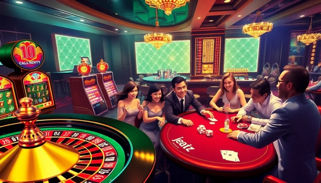 Experience thrilling gameplay at jeetbuzz ক্যাসিনো with vibrant slot machines and strategic poker.