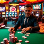 Experience the thrill of DR88 with vibrant casino action at a high-stakes poker table.