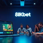 8Kbet online betting platform showcasing diverse users engaging with sports and casino games.