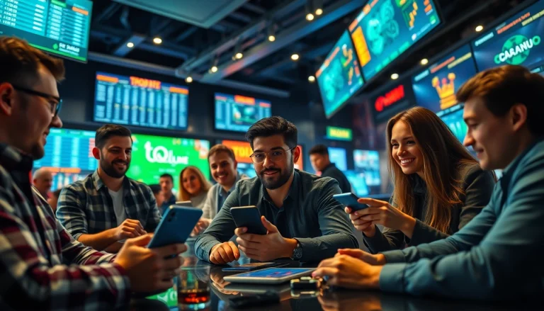 Online gaming environment at https://acb8.buzz/ showcasing diverse players engaging with vibrant betting interfaces.