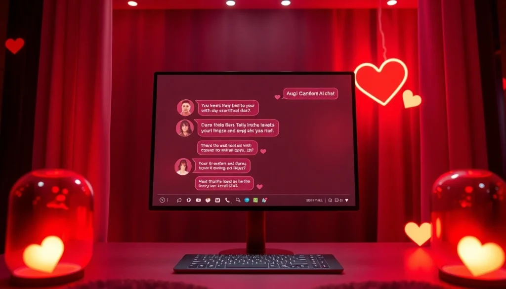 Experience engaging AI sex chat interactions in a warm virtual environment.