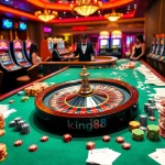Experience the excitement of betting at king88 with lively casino tables and vivid games.