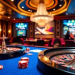 Experience the luxury of Bu88 with vibrant casino tables and engaged players.