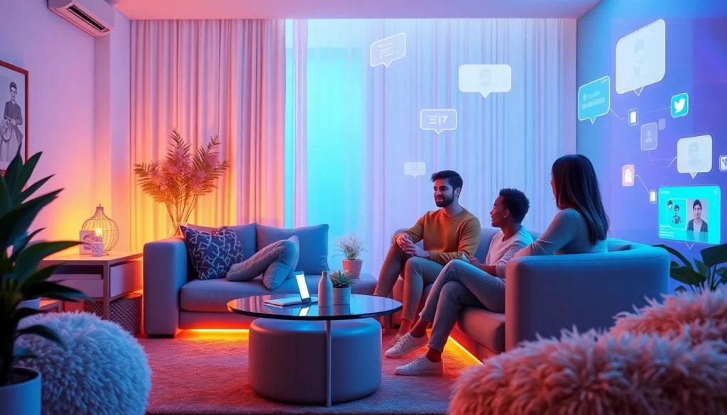 Engaging ai sex chat scene showcasing seamless interactions with diverse AI companions.