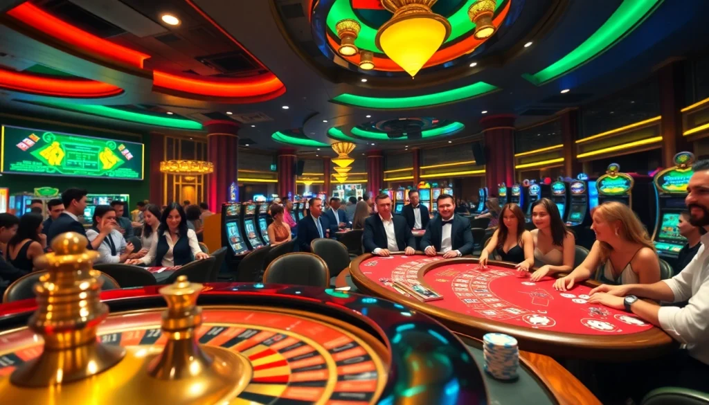 Experience thrilling gameplay at rr88 casino with exciting table games and vibrant slot machines.