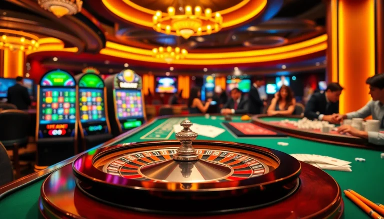 Spin the roulette wheel at 789win com, showcasing a vibrant casino experience with colorful chips and engaging gameplay.