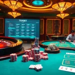 Experience high-stakes gaming with THABET's luxurious casino atmosphere and vibrant gambling action.