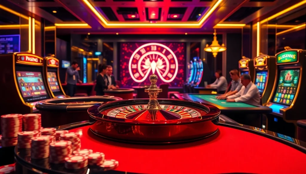 Experience the thrill of winning at https://98winn.it.com/ with vibrant poker chips and a sparkling roulette wheel.