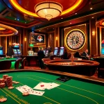 Experience the thrill of winning at https://jun88buzz.info/ with vibrant casino visuals showcasing poker tables and roulette.