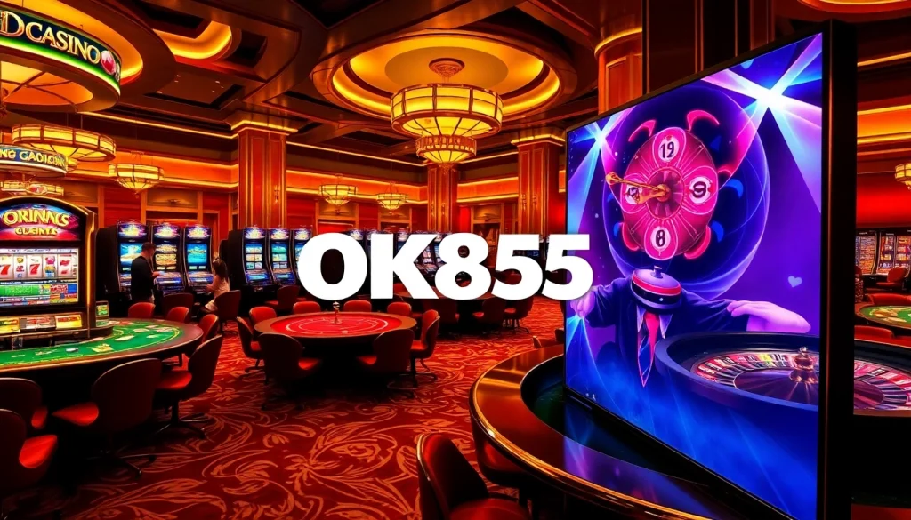 Experience the thrill of OK365 casino games with vibrant tables, slots, and poker action.