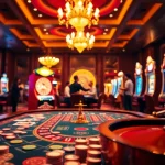 Experience thrilling games at ingatbola88 with vibrant casino visuals and engaging gaming elements.
