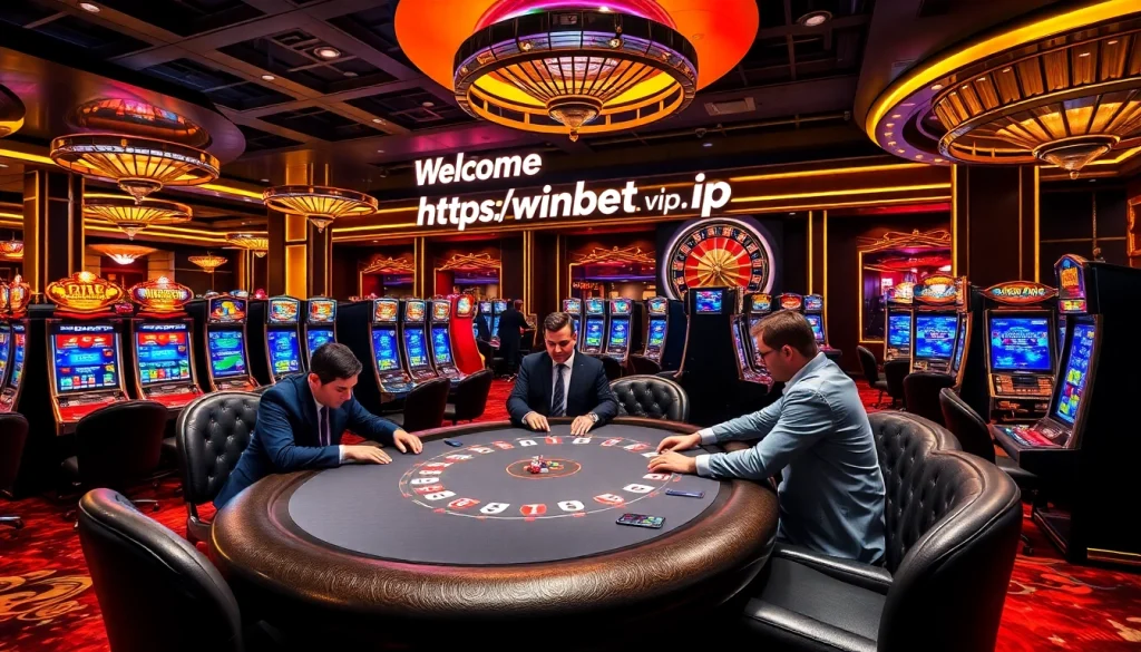 Experience the thrill of gambling at https://winbet7.vip/ with vibrant casino tables and exciting games.