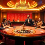 Experience thrilling gameplay at Lc88 casino with luxurious poker tables and vibrant chips.