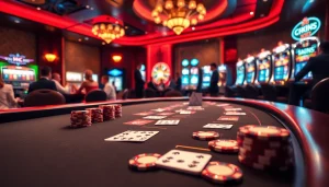 Experience the thrill of high-stakes gambling with 88i at a luxurious casino featuring blackjack, roulette, and slots.
