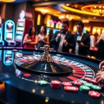 Exciting roulette gameplay at THABET casino, highlighting luxury gaming experience.