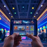Experience the thrilling world of Luckywin with a modern casino interface showcasing various gaming options.