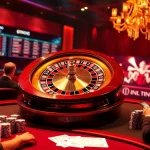 Experience the thrill of 6RWIN5 COM with vibrant colors and luxurious casino elements.