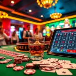 Experience thrilling action at the trang vswin casino with players enjoying the roulette table.