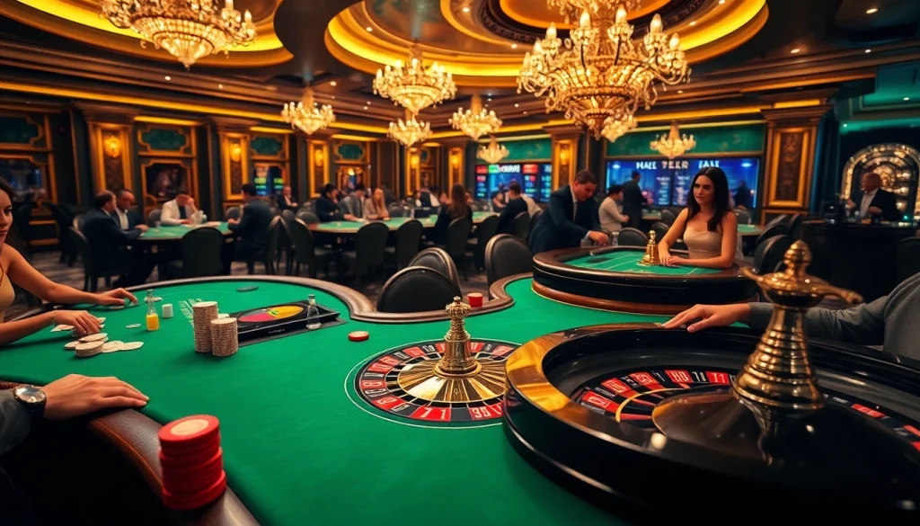 Engaging in a game of blackjack at a luxurious casino, highlighting the excitement of https://gg88.tech/.