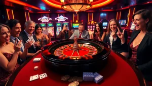 Trải nghiệm cảm giác hồi hộp và phấn khích cùng LUCK8 khi người chơi đặt cược trên bàn roulette.