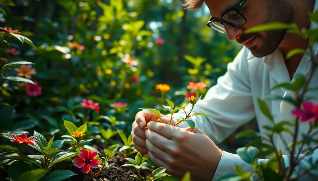 Discover how to get dmt from various plants in a lush environment.