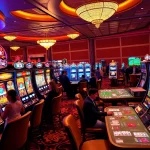Exciting slot gaming action at 66slots8 com with vibrant machines and players enjoying their bets.